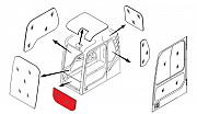 Стекло лобовое нижнее (триплекс) 4602563 / 4448307 HITACHI серия ZAXIS, ZAXIS-3G Екатеринбург