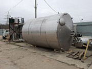 Емкость нержавеющая, объем -25 куб.м., вертикальная, мешалка Москва