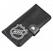 Клатч на кнопке мини с обработанными краями NHL, черный Глазов
