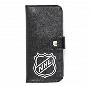 Клатч на кнопке мини с обработанными краями NHL, черный Глазов