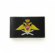 Визитница герб ВВС ,черная Глазов