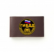 Визитница лого ГИБДД , шоколад Глазов