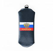 Ключница на молнии Флаг Россия , синяя Глазов