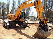 Услуги, аренда, заказ колесного экскаватора Краснодар