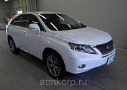 Автомобиль кроссовер гибрид LEXUS  RX450h цвет белый жемчуг Москва