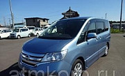 Минивэн 8 мест премиум класса люкс гибрид NISSAN SERENA S-HYBRID пробег 122 тыс км цвет светло-синий Москва