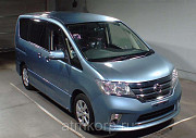 Минивэн 8 мест премиум класса люкс гибрид NISSAN SERENA S-HYBRID пробег 120 тыс км цвет синий Москва