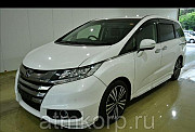 Минивэн 7 мест Honda Odyssey кузов RC1 пятого поколения Absolute EX гв 2014 пробег 186 т.км белый же Москва