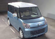 Минивэн SUZUKI SPACIA класса микровэн кузов MK32S гв 2013 4WD пробег 87 тыс км цвет сине-серый белый Москва