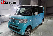Микровэн турбо HONDA N BOX кузов JF2 класса минивэн гв 2014 4WD пробег 59 т.км светло-синий белый Москва